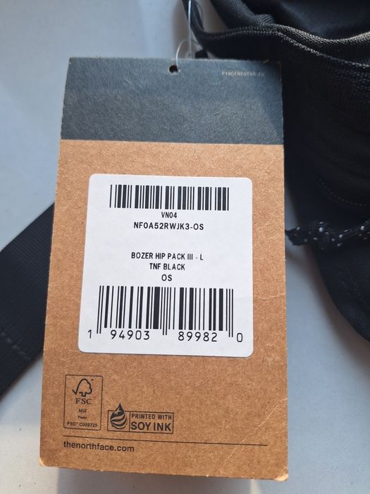 Nerka The North Face BOZER HIP PACK III – L, TNF Black