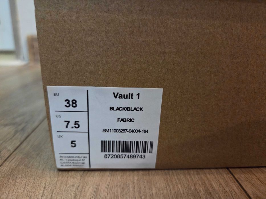 Nowe steve madden czarne damskie 38