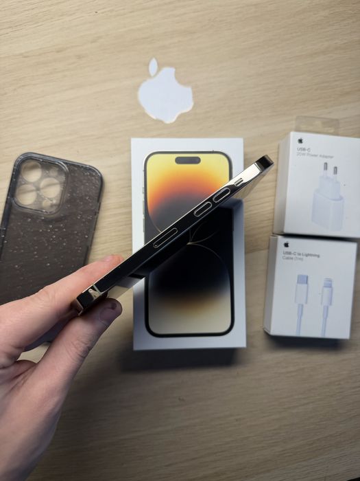 iPhone 14 Pro 128gb zloty bateria 100% komplet