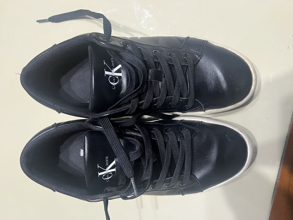 Sapatilhas pretas calvin klein