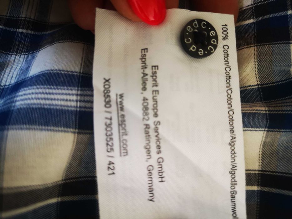 Esprit, L BOYS  DWIE koszle meskie 14/15 lat wysyłka gratis