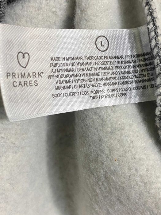 Тепла зимова кофто толстовка на флісі primark, р.50