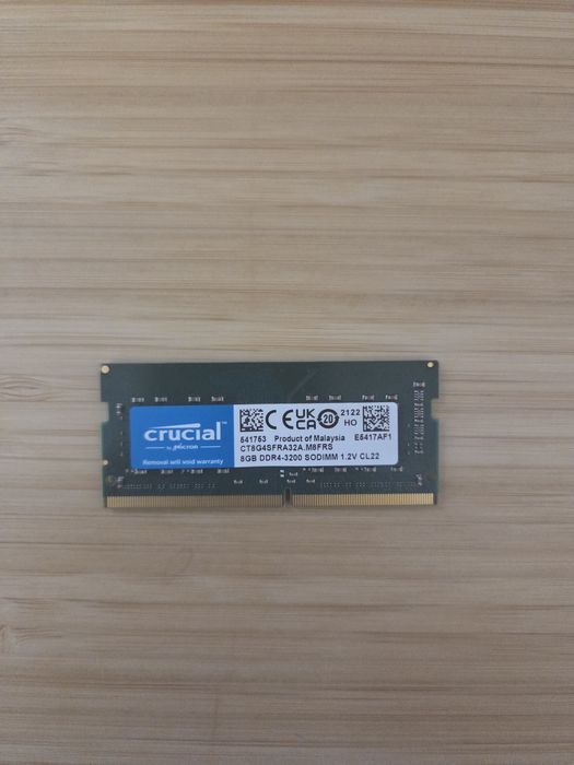 Crucial DDR4-3200 SODIMM 8GB