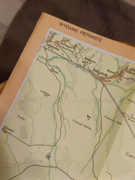 Mapa turystyczna Tatry i Pieniny