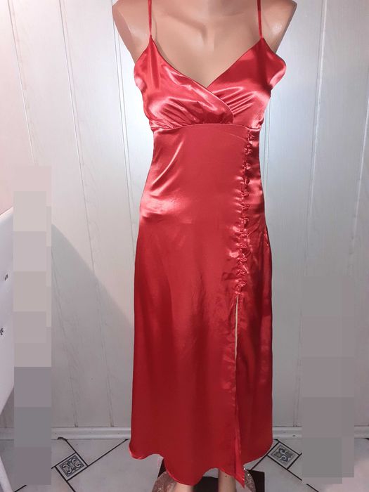 Shein sukienka suknia damska długa satyna-36,S
