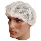 Touca Descartável, branca, tamanho único. Unissex (pack 25un)