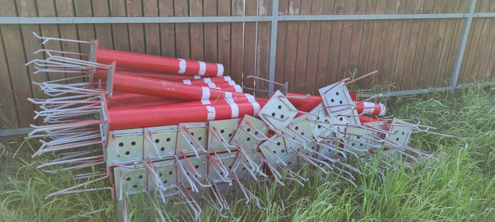 Słupek ostrzegawczy cynkowany