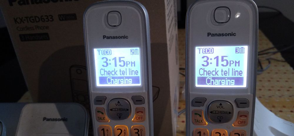 bezprzewodowy telefon Panasonic KX-TGD633 (3 słuchawki)