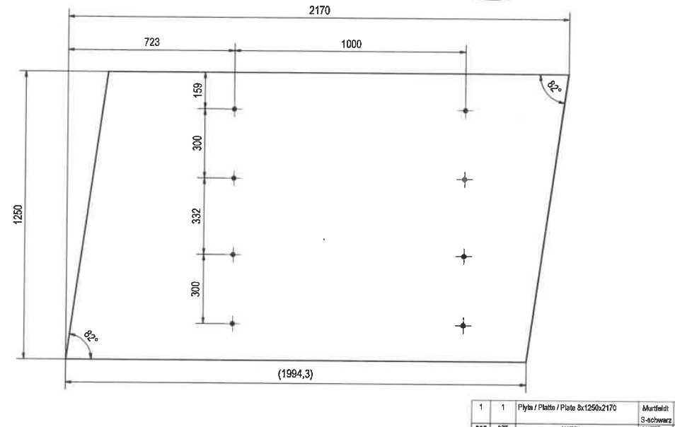 Polietylen płyta 1000 UHDPE 8mm czarna. podłoga bus przyczepa