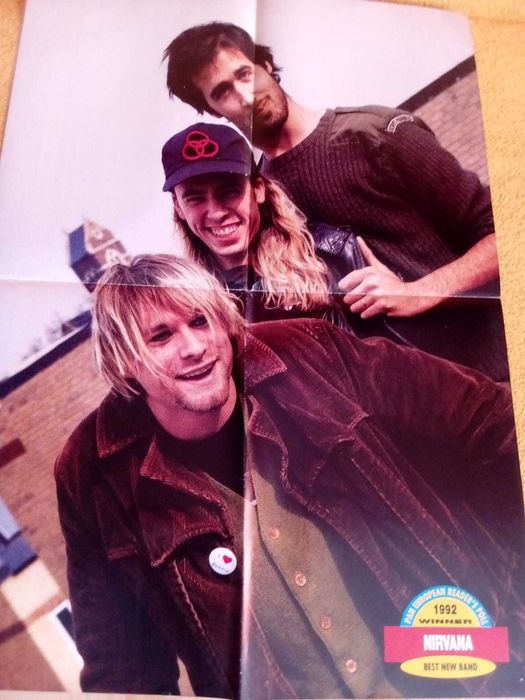 Nirvana Unikalny plakat z 1992 roku. Nowy!