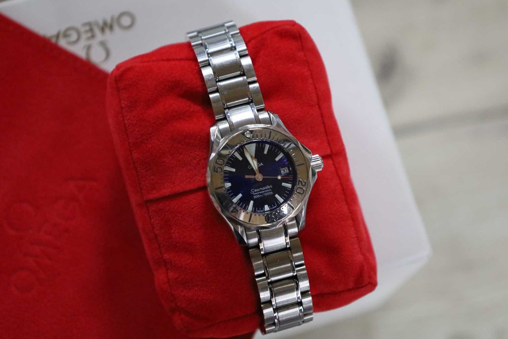 Zegarek damski damka Omega Seamaster 300m pełny zestaw 2285