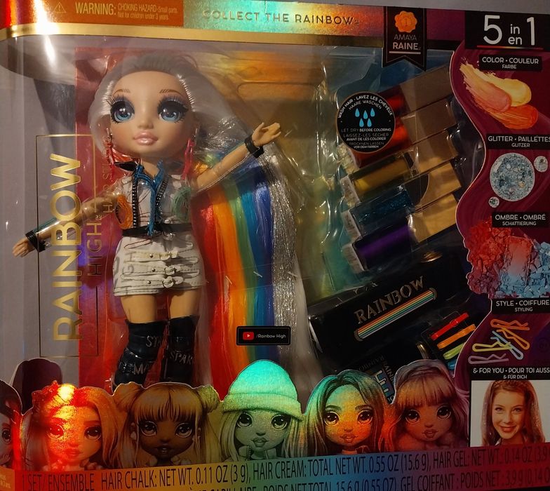 Lalka Rainbow High Colour&Creative Amaya Raine 6+ nowa