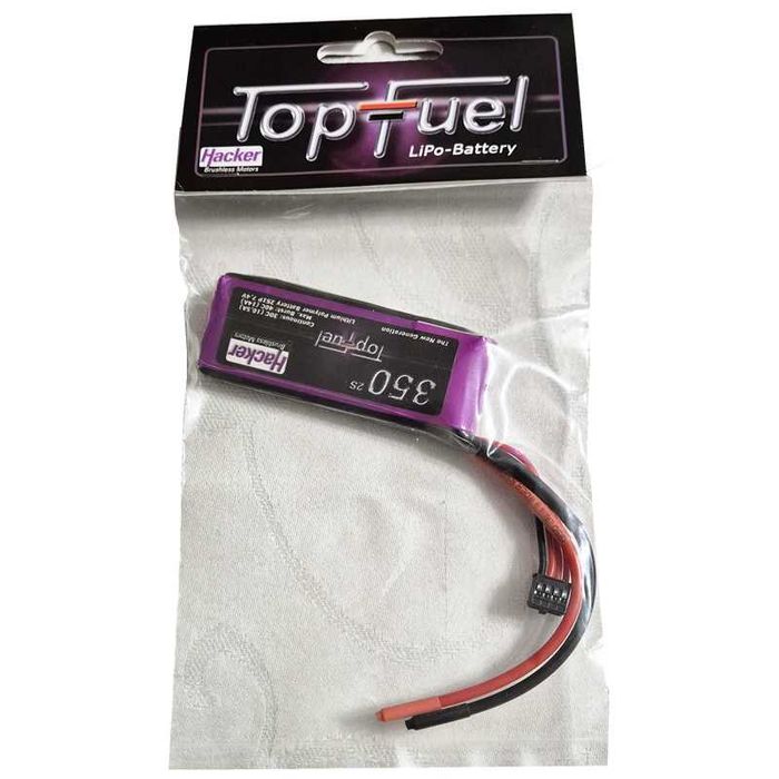 Pakiet akumulatorów LiPo 7,4 V 350 mAh 30C Hacker