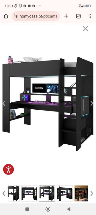 Vende-se cama gamer