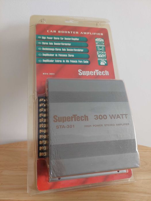 Amplificador Auto SuperTech 300W - NOVO