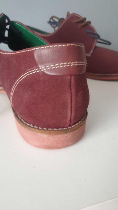 Now eleganckie skórzane męskie buty od Lambretta rozmiar 42