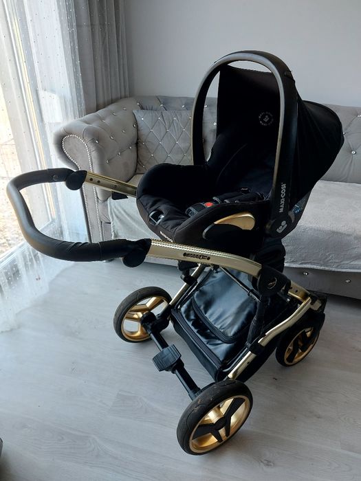 Junama diamond s line 3w1 4w1 czarny czarno zloty wysyłka