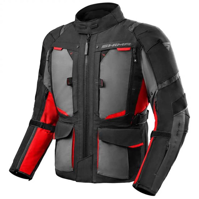 Tekstylna męska kurtka motocyklowa HERO 2.0 MEN JKT RED ROZ.XL