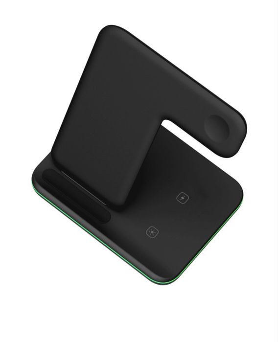 Бездротовий зарядний пристрій Gelius 3in1 15W GP-AWC01 Black
