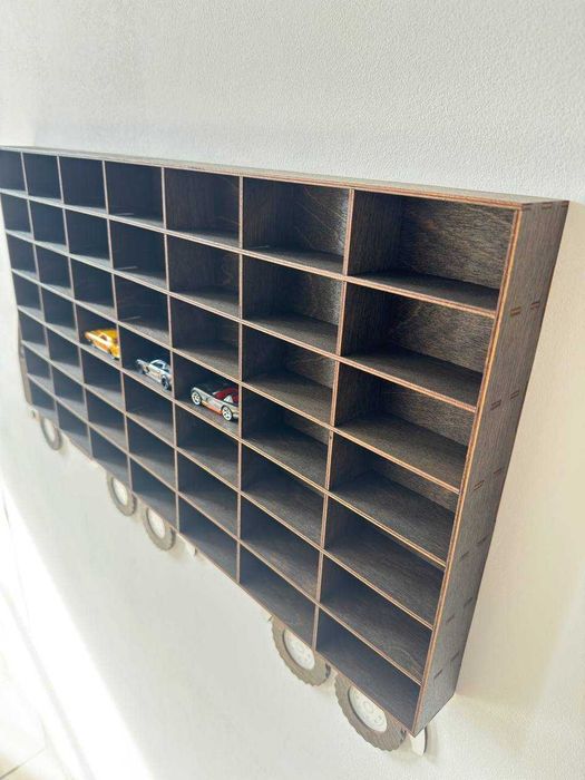 Настінний гараж для машинок Hot Wheels на 25 49 84 104 машинки