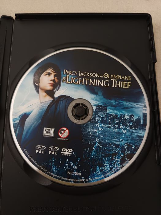 DVD percy Jackson e os ladrões do Olimpo