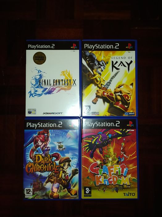 Jogos playstation2 rpg final fantasy, dark chronicle, legend of kay