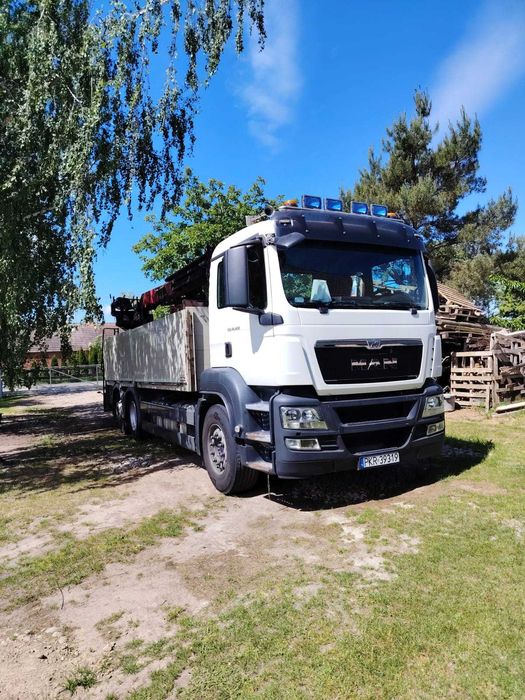 MAN TGS 26.400 Skrzynia Burtowy 6x2 z HDS PALFINGER | Stan BDB, rok 2014