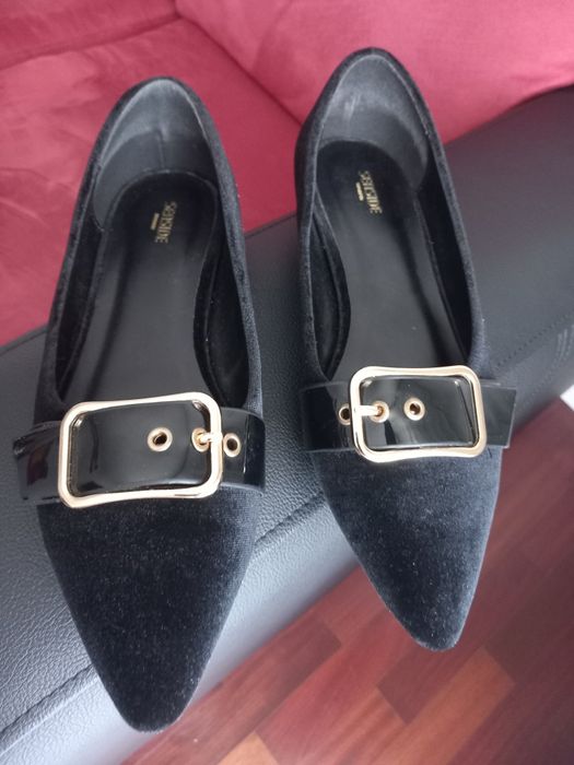 Sapatos Pretos Seaside e Bershka Tam 39, 40 Lindíssimos