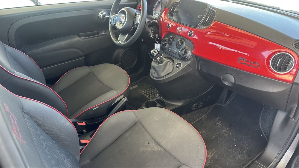 Fiat 500 1.0 Hybrid Red