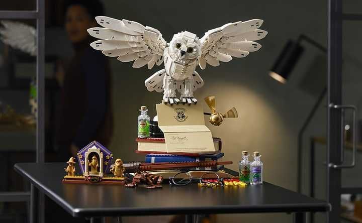 ‼️КОЛЬОРОВА КОРОБКА‼️ Hedwig Harry Рotter Конструктор сумісний з Lego (Код1076)