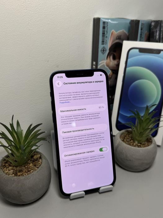 iPhone 12 Blue 256 GB / Neverlock/ 83% АКБ/ Айфон 12 256 ГБ