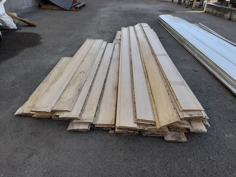 Вагонка пластикова 28 м.кв. Магнезітова плита 125×160 см. Осокорки.