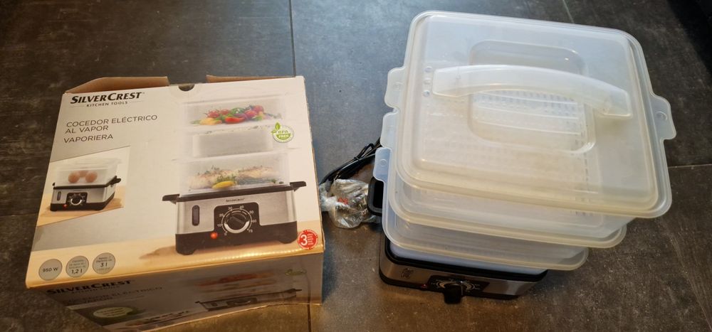 Cozedor a vapor novo SilverCrest