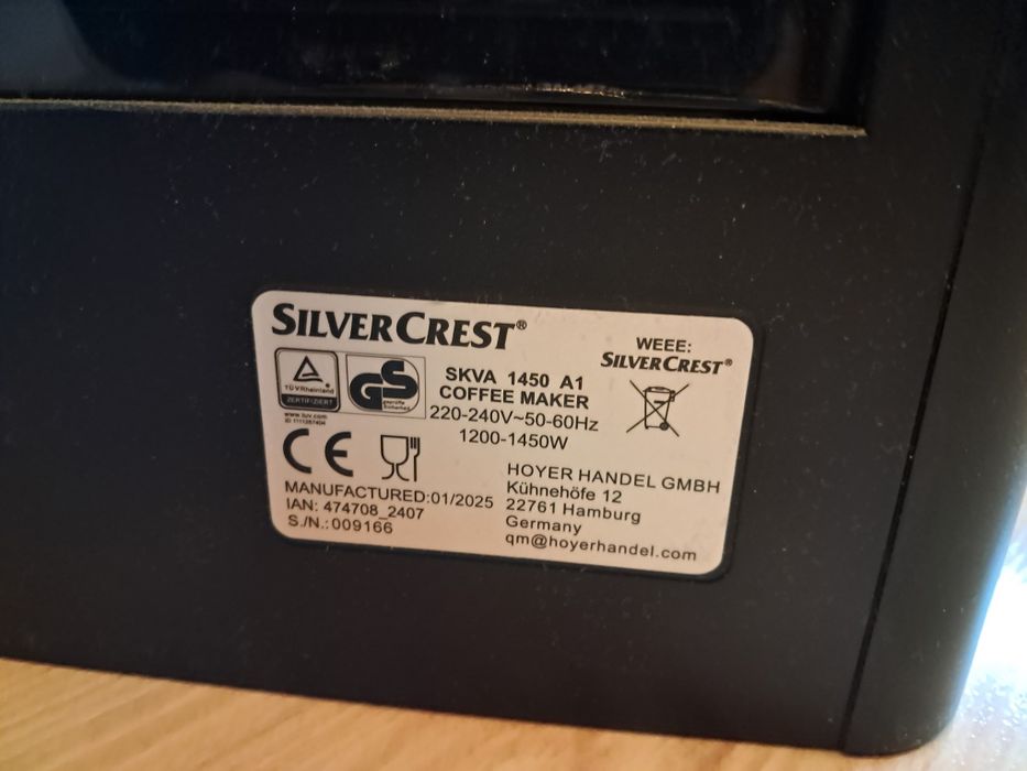 SILVERCREST Automatyczny ekspres do kawy