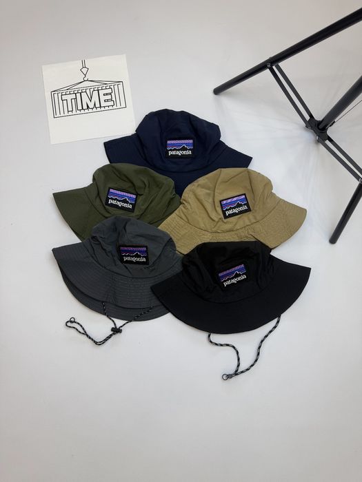 Панами на утяжках різні / панама patagonia, the north face, stussy, arcteryx панамка