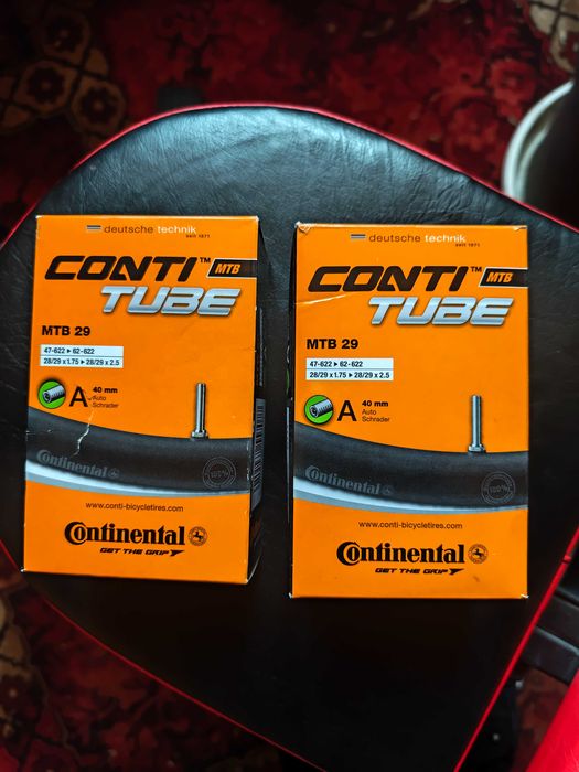 2x dętka mtb 29" Continental conti tube 47-622 - 62-622  A40mm rower