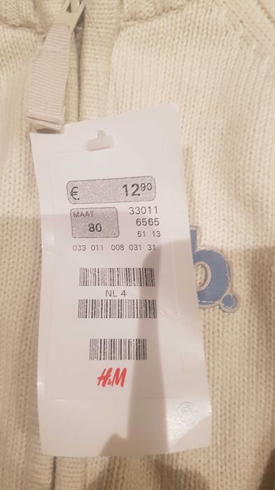 Swetr beżowy Nowy rozm 80