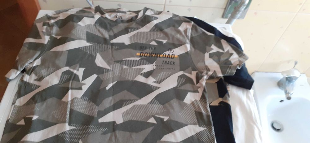 T shirty koszulki 3 szt, komplet, 164 cm C&A