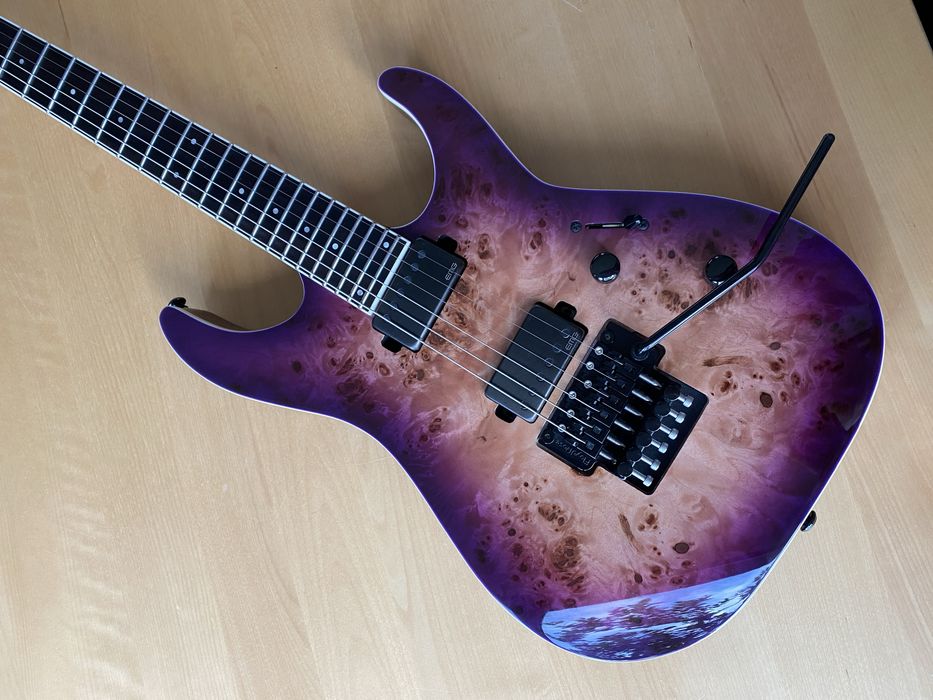ESP LTD M-1000 Purple Natural Burst