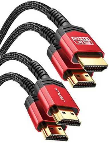 JSAUX Kabel HDMI 2.1 8K 2M Ultra HD kabel o wysokiej szybkości 10m