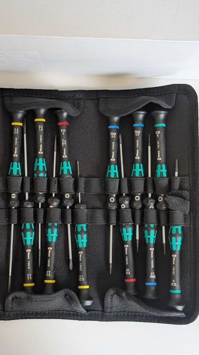 Wera Tools - Kraftform Micro 12 Universal 1 - Set 12 Chaves de Precisão com Bolsa