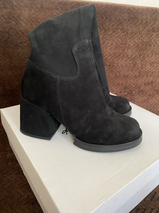 Сапоги натуральна  замша