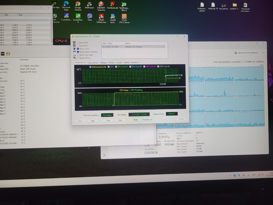 CPU i7 11700KF з дефектом