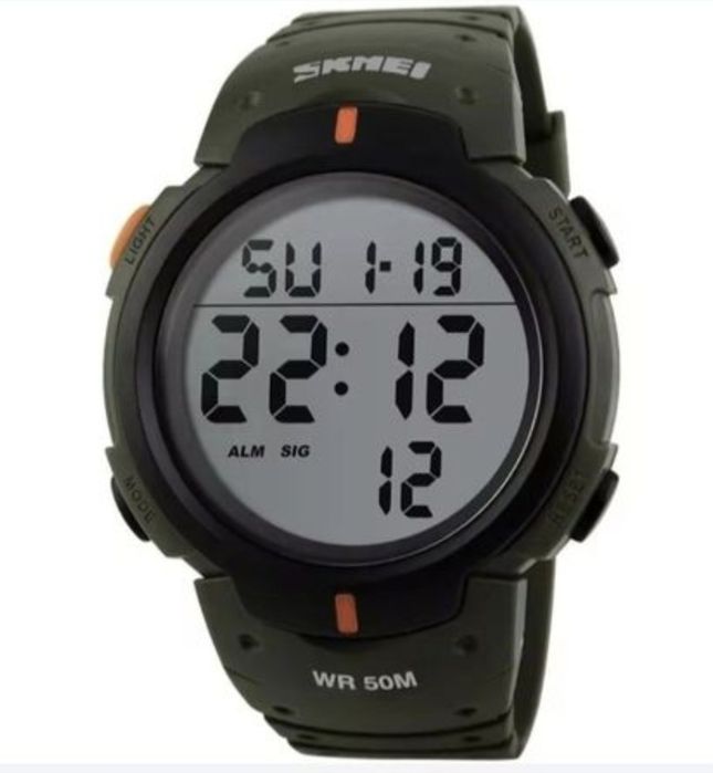 Чоловічий годинник Skmei 2358,1845,1628,1299,1068,1895. ARMY GREEN.