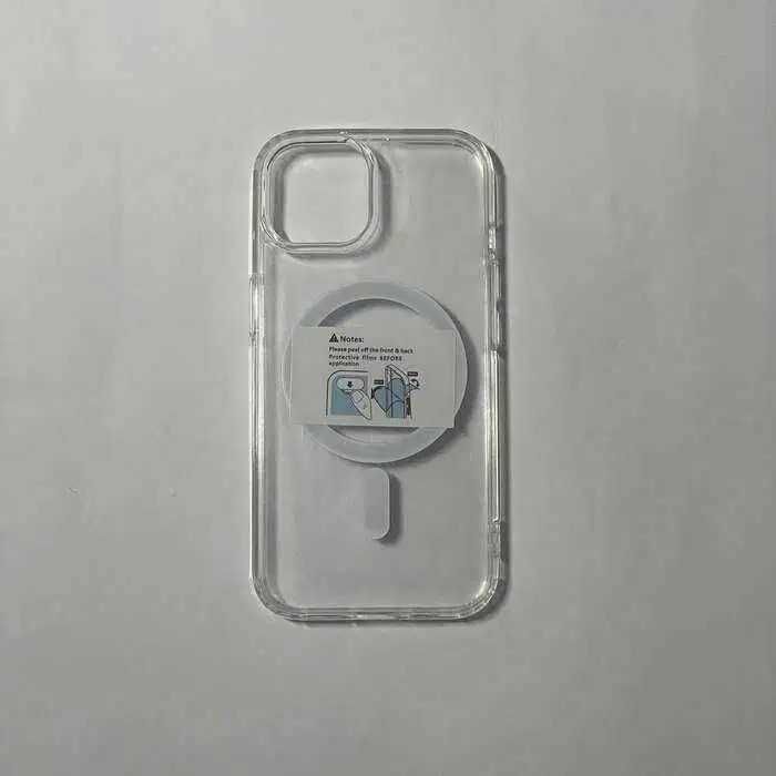 NOWE Etui iPhone 15 Przezroczyste + MAGSAFE Ładowanie Indukcyjne