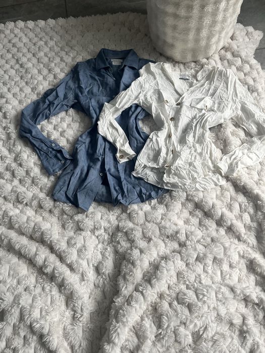 Koszule massimo dutti bawelna bambus natural