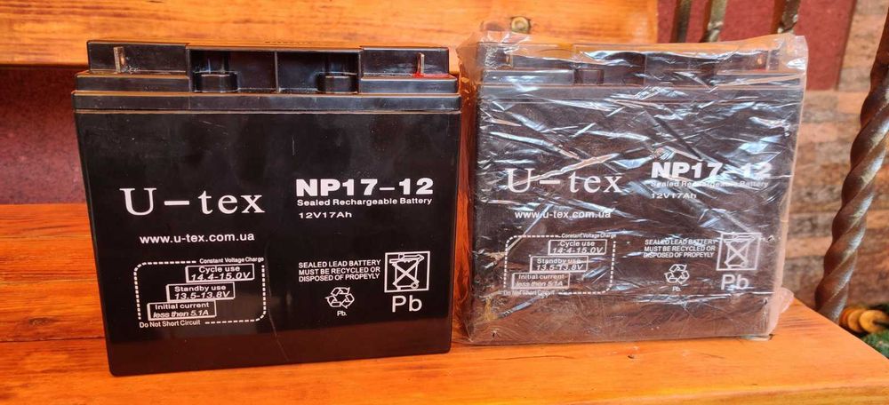 Аккумулятор U-tex 12V 17Ah NP17-12
