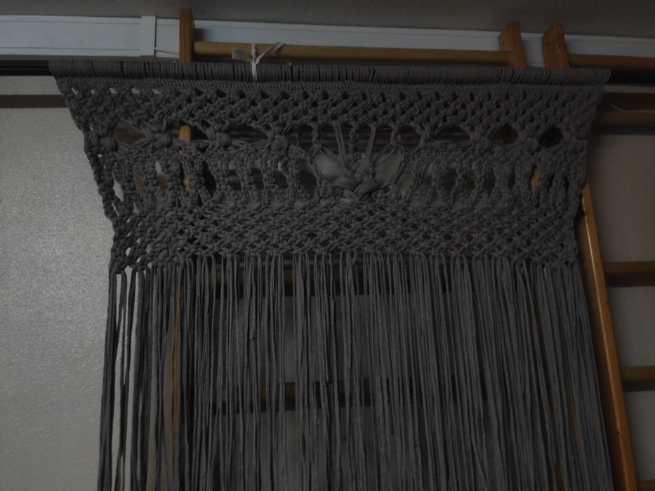 Macramé em fio de algodão