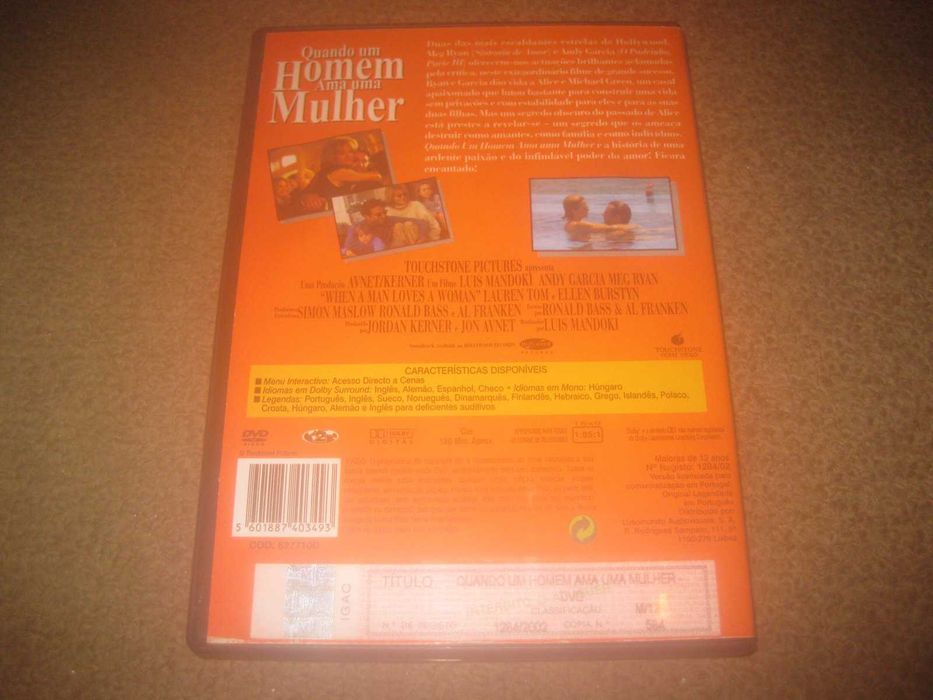 DVD "Quando um Homem Ama uma Mulher" com Meg Ryan/Raro!64751014338562121