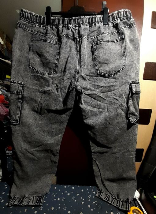 Ого-го какой размер новые джинсы Карго джоггеры на резинке батал 6XL